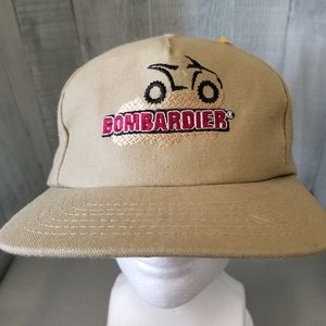 Bombadier Adjustable Snap Back Ski Doo Cap